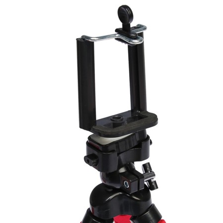 Luazon-Treasel tripod is desktop, for phone, flexible legs, 26 cm, red-2