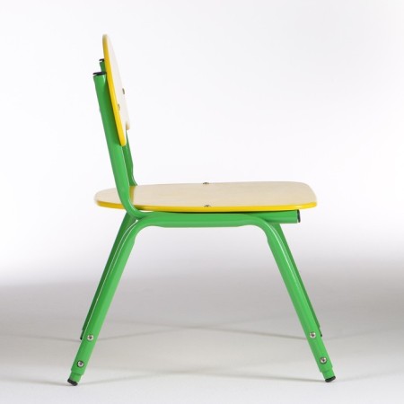 Children's stool stacked Sema Gr.1-3, yellow/green-1