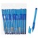 A set of ballpoint pens 12 pieces, 0.7 mm, blue case with a rubber holder, blue ink blue