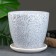Flower pot "Magenta" gray, 2.3 liters