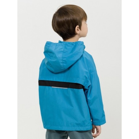 Windbreaker for boys, height 110 cm, blue color-4