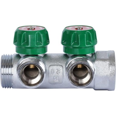 Collector regulator Stout SMB-6850-011202, 1 ", 2 exits, 3/4", flat seal-1