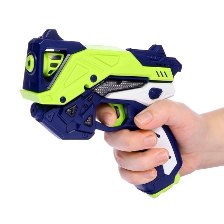 Space Blaster gun, light, sound, works from batteries, mix color-6