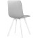 Stool on a metal frame chilli metal/velor, white/light gray 43.5x50x87.5 cm