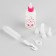 Set for feeding "fluffy happiness" for kittens, 60 ml, with 4 nipples and brush