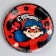 Disposable paper plate "Happy Birthday", baby, 18 cm