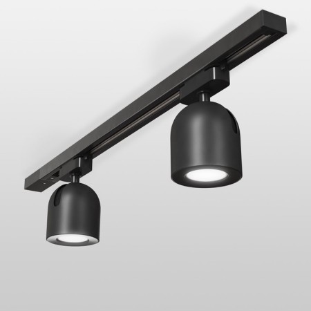 Elektrostandard track lamp, OGMA, 80x80x135 mm, GU10, black color-4