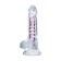 Flexible phallimitator A-Toys Paret, TPE, transparent, 18 cm
