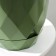 Pot for flowers with the pallet laurel, 2.3 l, d = 17.5 cm, h = 15 cm, green color