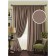 Set ESKAR: DEAREER 220X270 cm - 2 pcs, tulle 270x500 cm, grab - 2 pcs