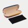 Case for glasses on the cracker, colorful/red color