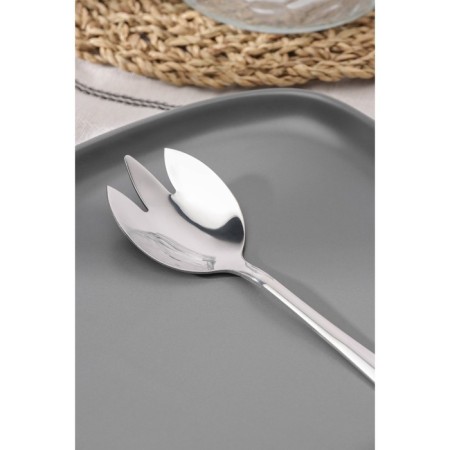 Torle for stainless steel salad Magistro "Dabble", length 19.7 cm, on suspension, silver color-1