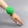 Needle on the hand, d = 8 cm, green color