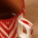 Circle of Rishtan ceramics "Atlas", 330 ml, red