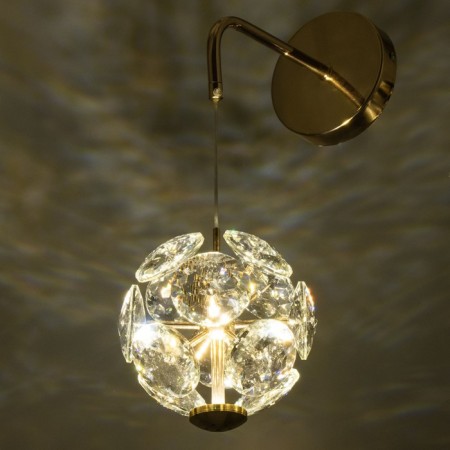 Bra "Jasil" LED 5W gold 19.5x12.5x43-130 cm-3