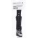 20 mm watch strap, silicone, L-22 cm, black