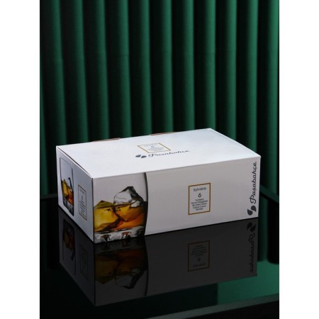 Set of glass glasses for whiskey Sylvana, 305 ml, 6 pcs-5