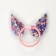 Hair elastic band with a shaker "most tender", d = 5 cm