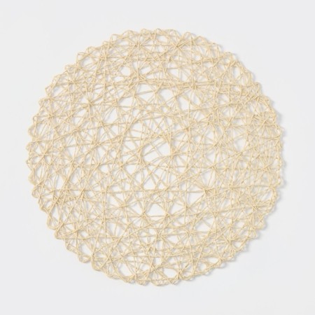 Serving napkin on the table "Dandelion", 38 × 38 cm, beige color
