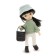 Lilu soft doll "in a green sweater", 32 cm, series: Spring