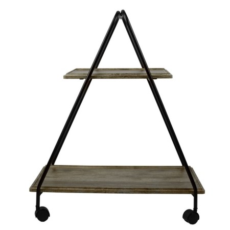 Table Journal Miln, 580x384x730, Black/Oak Crimean aged-2