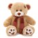 Soft toy "Bear Tony with a scarf" Coffee, 70 cm