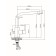 BouOU 91401 kitchen mixer, single -leaf, with switching a filter for drinking water, chrome