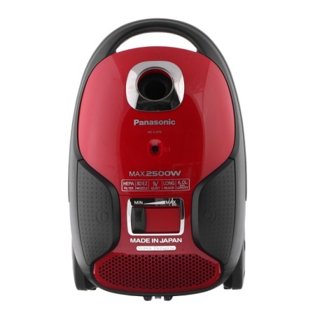 Vacuum cleaner Panasonic MC-CJ919R, bag, 2500 watts, 6 l, 60 dB, red-3