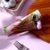 Set for decoration: Topper "Happy Birthday" 1 pc, a ring for napkins 1 pc, mix