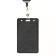 Baig-carman vertical leatherette, external 110x68mm, internal 85x54mm, roulette 60cm, black.