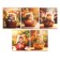 Notebook of 48 sheets in the cage "Fluffy and beautiful", covered cartoon, selective varnish with sparkles, block 60 g/m2, mix