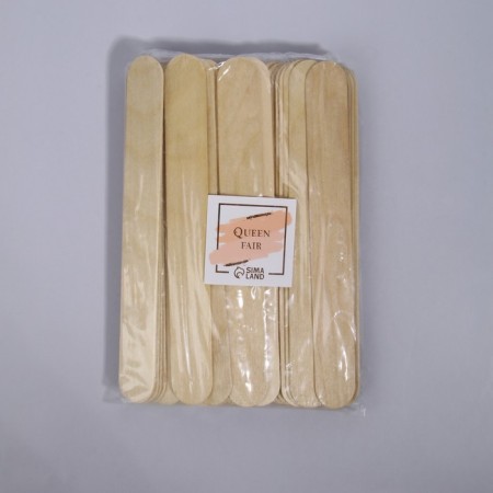 Spit for depilation, wooden, 20 × 2.3 cm, 50 pcs-3