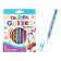 Flomasters 6 colors, Carioca Glitter, with sparkles, bullet -shaped node 1.0 mm, water -based ink, super -resistant tip