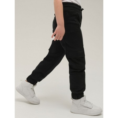Pants for girls, height 98 cm, black color-11