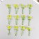 Artificial plant for creativity "celandine" set 12 pcs yellow 9 cm