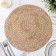 Serving napkin on the table "Serpentine", d = 38 cm, beige color