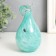 Souvenir "Pear" h 135 mm. (into glassbreed) green. (Z. L.)