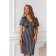 Women's dress, size 44, gray-black color 5605