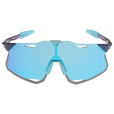 E22 bicycle glasses with interchangeable lenses in the case, blue color