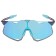E22 bicycle glasses with interchangeable lenses in the case, blue color