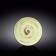 Round plate Wilmax England Spiral, D = 20.5 cm, pistachio color