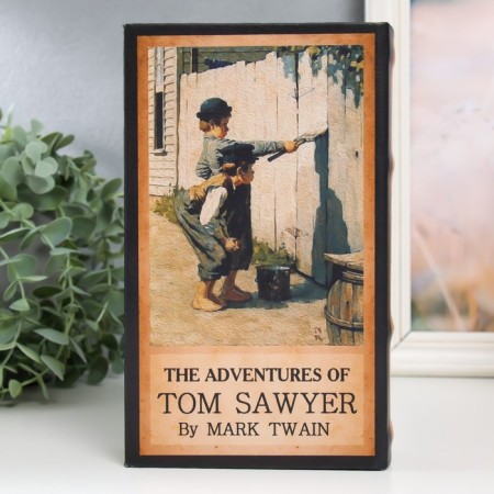 Safe Brush Todge to the Tom Adventures of Tom Soyer 21x13x5 cm-5