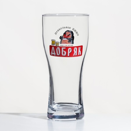 Beer glass "Cool beer", glass, 500 ml, mix-5