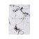 College-wiper in a solid cover of 7BC, A5, 120 sheets, marble (white), cage block, glossy lamination