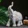 Figure "Elephant Openwork" Gray-Serebro, 16x8.5x19cm