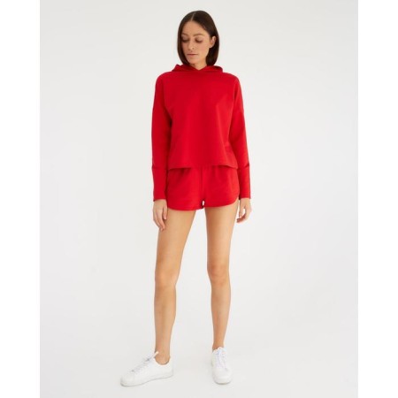 Women's costume (sweatshirt and shorts) Mist, p. 40-42, red-1