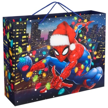 New Year. Gift package, 31x40x11 cm, packaging, spider-man-1