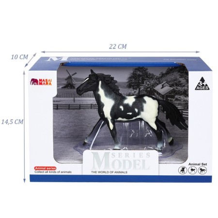 Figure "World of horses: Black and white horse"-6
