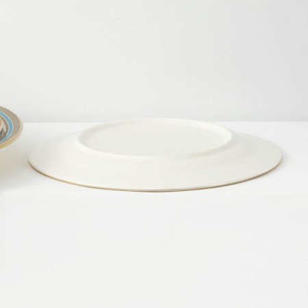 A set of porcelain plates Royal, 3 objects: D = 18/23/25.7 cm, white color-3