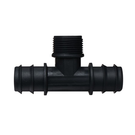 T-shaped tee, external thread 5/4 ", for hoses 5/4" (32 mm), plastic